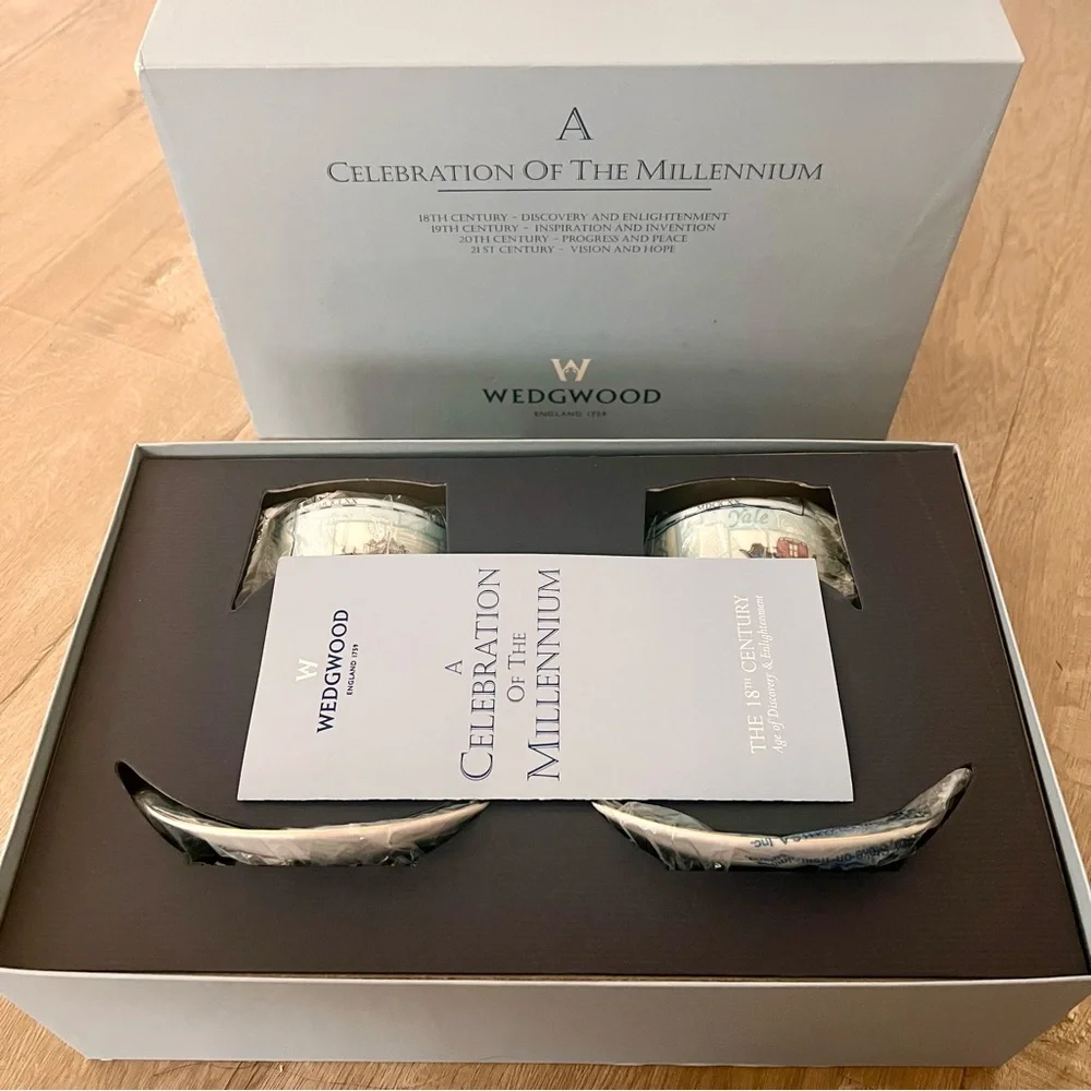 Wedgwood Millennium Collection 18th Century Discovery & Enlightenment Teacup Set